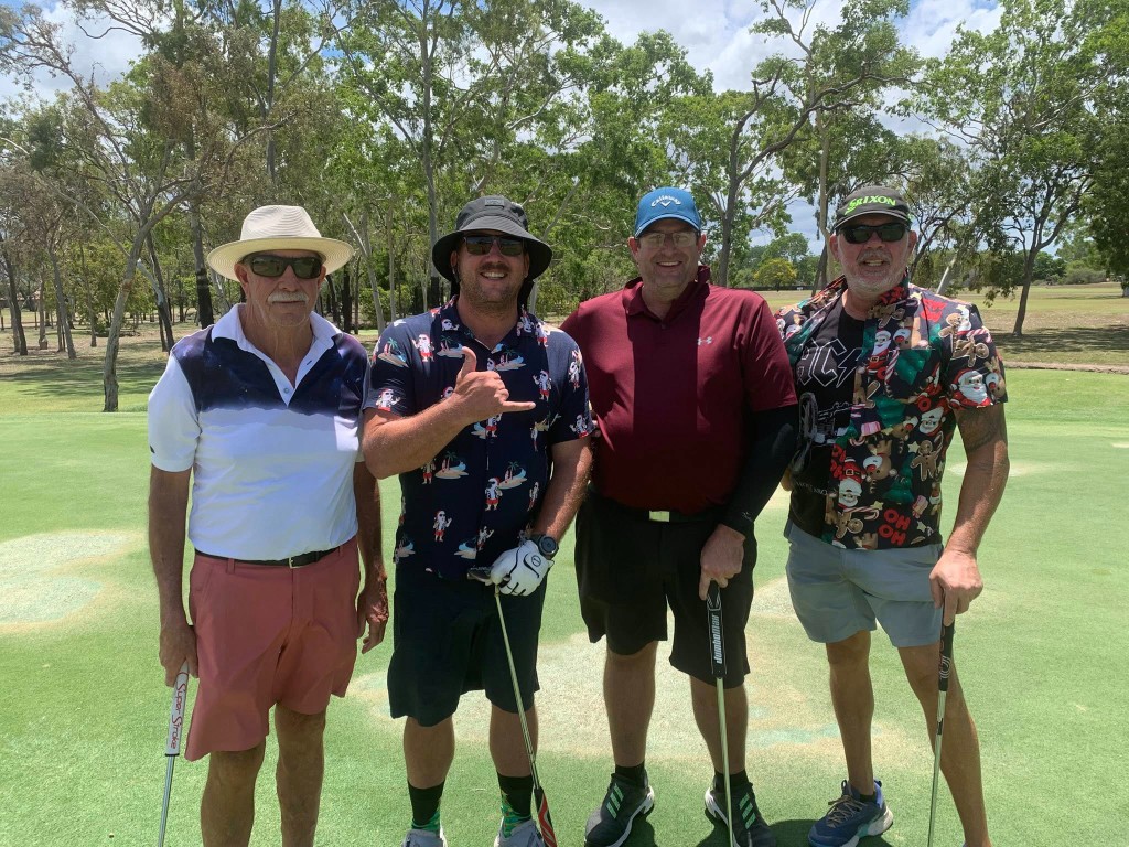 Christmas shirts fourball on the green